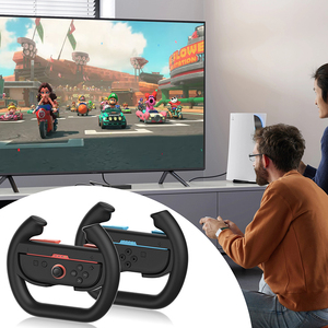 Ergonomic Steering Wheel for <strong>Switch</strong> 2 Controller <strong>Grip</strong> Wired ABS Hand <strong>Grips</strong> for Joy-Con Accessory Protective Gamepad Accessories - Product Image 6