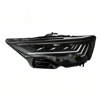 Bloc optique LED pour Audi A6 C8 2019-2024, phare avant à 5 bandes LED Matrix, éclairage automatique, remplacement de phare avant de voiture