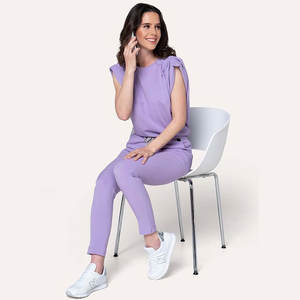 बेस्टएक्स फैशनेबल स्क्रब वर्दी में सस्ते सर्जिकल मेडिकल स्क्रब के लिए मेडिकल पॉलिएस्टर रैयन स्पैनडेक्स कपड़े - Product Image 6