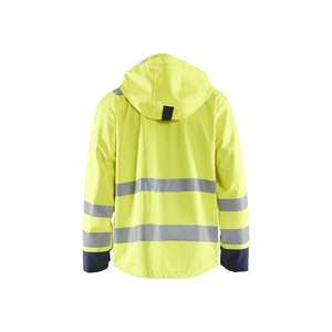 Blaklader-431320223389L เปลวไฟเสื้อกันฝนระดับ2 Hi-Vis สีเหลือง/น้ำเงิน-7330509783672 - Product Image 2