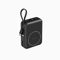 Batterie externe compacte haute capacité 20000 mAh tendance 2026 avec charge rapide PD 22,5 W pour charge magnétique sans fil 2.0 et écran LCD Type-C – Fabrication OEM