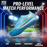 Chaussures de football haut de gamme à ventilation optimale pour l'élite, qualité directe usine, idéales pour les matchs