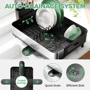 <span class=keywords><strong>Escurridor</strong></span> <span class=keywords><strong>de</strong></span> Platos <span class=keywords><strong>de</strong></span> Acero Inoxidable WIREKING, Estante <span class=keywords><strong>de</strong></span> Almacenamiento para <span class=keywords><strong>Cocina</strong></span>, <span class=keywords><strong>Escurridor</strong></span> <span class=keywords><strong>de</strong></span> Platos para Encimera <span class=keywords><strong>de</strong></span> <span class=keywords><strong>Cocina</strong></span> - Product Image 3