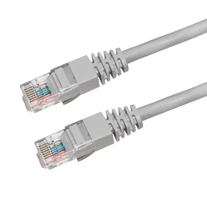 10Ft Cat5 Rj45 23Awg สาย WIFI สีดำสีขาว Cat6 Ethernet LAN 4คู่สายเคเบิลเครือข่าย Rj45แพทช์สำหรับสวิตช์โมเด็มเราเตอร์