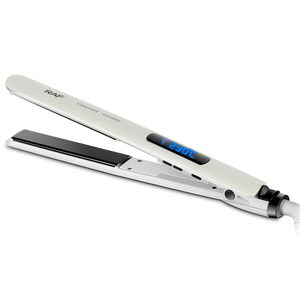 Lisseur de cheveux électrique professionnel Raf, nouveau, à plaques céramiques flottantes, écran LCD, chauffage rapide PTC, 56W, double usage sec/humide, pour usage domestique - Product Image 3