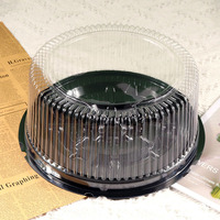 Triangle de haute qualité Transparent écologique élégant Durable idéal tranche gâteau emballage charmante boîte à gâteau parfaite