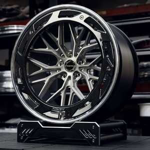 Jantes en fibre de carbone chromées 5x112 5x120 5x114.3 18 19 20 21 22 24 pouces, roues forgées pour <span class=keywords><strong>Porsche</strong></span> <span class=keywords><strong>Taycan</strong></span> 2025 <span class=keywords><strong>Cross</strong></span> Turismo 4 - Product Image 1