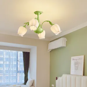 现代吊灯复古设计工业创意家居卧室悬挂发光二极管吸顶灯