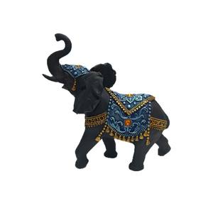 New Home Retro Shawl Walking Baby <b>Elephant</b> Ornament Living Room Model Room Wine Cabinet <b>Decoration</b> Epoxy Resin Folk Art - Product Image 5