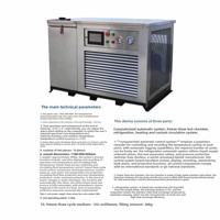 Chambre d'essai de congélation-décongélation rapide pour béton de haute précision, entièrement automatique, testeur de résistance à la congélation-décongélation, équipement d'essai lent