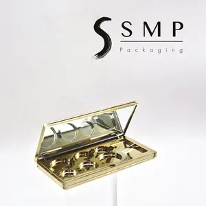 SMP vide personnalisé 1 couleur carré Palette d'ombres à paupières unique boîtier Compact pour fard à paupières/ombre à paupières emballage