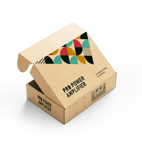 Caja de Envío de Cartón Corrugado Rígido Ecológica con Logotipo Personalizado, Laminación Mate, Materiales Reciclados para Regalos y Manualidades