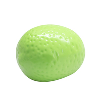 Jouet anti-stress en forme de fruit vert lime, en TPR souple, à presser