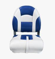 Nouveau siège de capitaine pliable en cuir PU imperméable pour bateau, yacht, navire