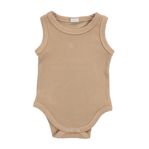 Mono de Verano sin Mangas de Algodón Tejido para Bebés y Niños Pequeños, Venta al por Mayor - Product Image 2