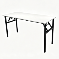 Pieds de table pliants en bois MFC, robustes, en acier inoxydable, pour table à manger, bureau, usage commercial moderne, support de mobilier