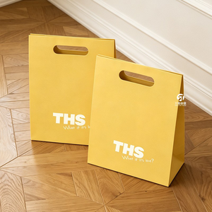 Bolsas de Regalo de Papel Kraft con Logotipo Personalizado de Alta Calidad, Bolsas de Compras Gruesas con Asas para Ropa de Moda, Embalaje Minorista y Promociones - Product Image 4