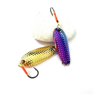 Leurre de pêche en métal Colead Spinner Bait 2,5g 3,5g 5g 7,5g 10g, cuillère à spinner en métal à écailles de <span class=keywords><strong>dragon</strong></span> - Product Image 4