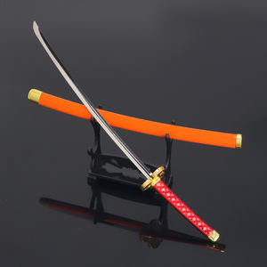 One Piece Nine Red Scabbards Kikunojo Juguetes Espada 26cm 46g Mini Katana - Product Image 4