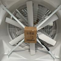 Ventilateur d'extraction à pression négative en PRV, résistant aux acides et aux alcalis, en fibre de verre, 380V/220V, avec roulement à billes, pour usage agricole et en serre
