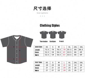 เสื้อเบสบอลแข่งขันแขนสั้นสำหรับผู้ใหญ่ไซส์ใหญ่ ระบายอากาศ แห้งเร็ว พิมพ์ลายแบบรีดร้อนตามสั่ง ติดกระดุม - Product Image 5