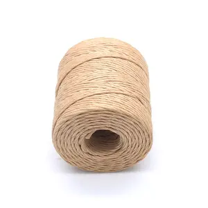 Cordon torsadé en papier naturel, fourniture d'usine