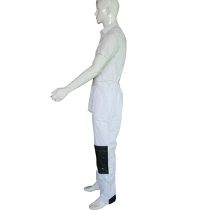 Durable White Men's <strong>Painters</strong> Cotton <strong>Overalls</strong> with Custom Logo Bib Pants - Product Image 3