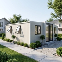 ODM CEYU Maison Conteneur Préfabriquée Extensible de 20 pieds, Prête à Habiter, 2 ou 3 Chambres, Bâtiment Modulaire Préfabriqué, Maison Modulaire