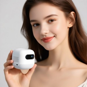 2025 nouvelle arrivée M2 Smart Android 13.0 Mini <span class=keywords><strong>Cube</strong></span> Pocket DLP Projecteur LED 4K Vidéo Beamer Avec Batterie Rechargeable Intégrée - Product Image 2