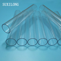 Tuyau de stratifié de plexiglas de grand diamètre Taille personnalisée Tube acrylique non toxique Produits transparents Usine de tubes acryliques