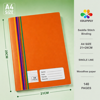 Cahiers d'exercices A5 en gros, couverture couleur personnalisée pour les écoles d'Angola, région africaine, 140 pages, lignés simple.