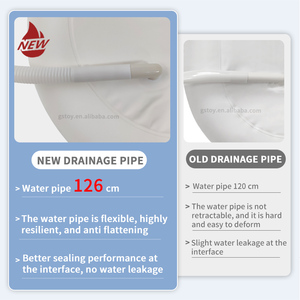 <span class=keywords><strong>Bac</strong></span> à <span class=keywords><strong>shampoing</strong></span> <span class=keywords><strong>gonflable</strong></span> portable pour personnes handicapées et alitées - Product Image 2