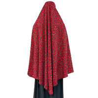Ramadan musulman femme Long Khimar Hijab fleur paillettes prière douce Hijab élégant modeste XL/2XL Abaya Tops Eid arabe Niqab