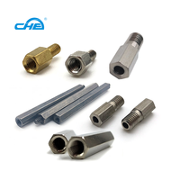 Entretoise filetée en aluminium anodisé personnalisée en acier inoxydable laiton entretoises rondes M3 M4 entretoises à trou traversant non standard