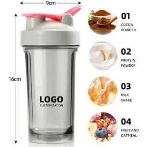 Unisex 500Ml Tập Luyện Máy Xay Sinh Tố Shaker Chai Biểu Tượng Tùy Chỉnh Phòng Tập Thể Dục Protein Shakers Du Lịch Trực Tiếp Uống