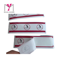 Étiquettes à suspendre avec impression de logo personnalisé, étiquettes à suspendre auto-adhésives pour extensions de cheveux, paquet de cordes, étiquettes autocollantes pour emballage