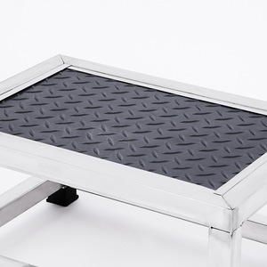 Tabouret de pieds en acier inoxydable Xing Hong, simple ou double couche, épaissi, pour hôpital, pharmacie, examen gynécologique - Product Image 1