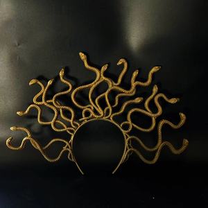 Halloween Medusa serpiente Cosplay <span class=keywords><strong>diadema</strong></span> para Halloween disfraz fiesta vestir - Product Image 4