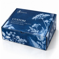 Boîte d'expédition en carton personnalisée, écologique, imprimée en CMJN, avec doublure en mousse, finition brillante, pour l'emballage e-commerce