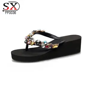 2021 New Fashion Damen Sandalen Neueste Sommer Wedges Eva Flip Flops Plattform Hausschuhe