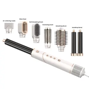 Wholesale Hot Air 5 Frizz Auto-rotating Curling One Step Electric 7 In 1 Hair Dryer Brush