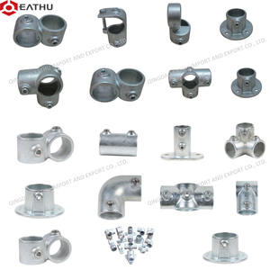 Fabriek Direct Smeedbaar Ijzeren Pijpfittingen Sleutelklem T Thermisch Verzinkt <span class=keywords><strong>Gi</strong></span> Pijp Connector Bevestigingsmiddel Frame Aansluiting - Product Image 6