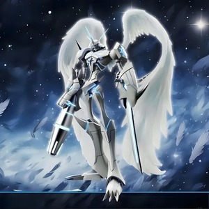 Nouveau Stock 20cm PVC Anime <span class=keywords><strong>Digimon</strong></span> aventure modèle Omegamon Miséricordieux Mode figurine pour Collection ou cadeau - Product Image 3