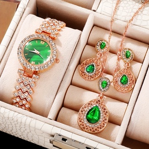 Reloj de Pulsera Analógico de Moda para Mujer, Conjunto de Joyería Barroca, Regalo para Mamá, NW1486 - Product Image 2