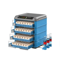 Incubateur électrique double entièrement automatique pour 192 œufs, grande ferme avicole, incubateur domestique, poulet, œufs de rutin, canard, oie