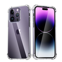 Coque de téléphone antichoc haute transparence anti-rayures coque de téléphone en Tpu pour iPhone 16 16Pro Max 16Plus 16E 15Pro Max 14