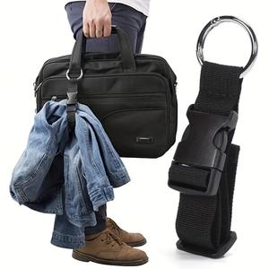 Correa de sujeción portátil para equipaje, clip ajustable para chaqueta de viaje, cinturón para maletas, para llevar bolso de mano, clip para bolso, llavero - Product Image 2