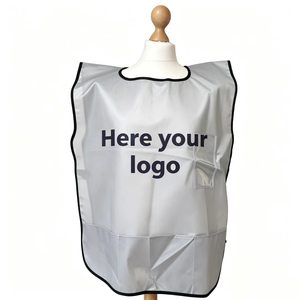 Tabard unisexe personnalisable avec logo, en polyester, sans manches, avec poche pour badge, pour uniforme d'événement ou de bénévole - Product Image 3