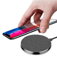 Chargeur sans fil magnétique de bureau en alliage de zinc avec port Type-C, charge rapide 15W, protection contre les surcharges pour iPhone 12-17/S22/S23/S25