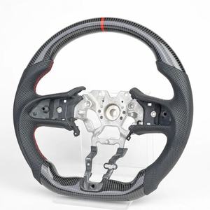 Volant en fibre de carbone pour <span class=keywords><strong>Infiniti</strong></span> Q50 Q60 Q50s Q50L, style course, sans fonction de chauffage, vente directe d'usine - Product Image 4
